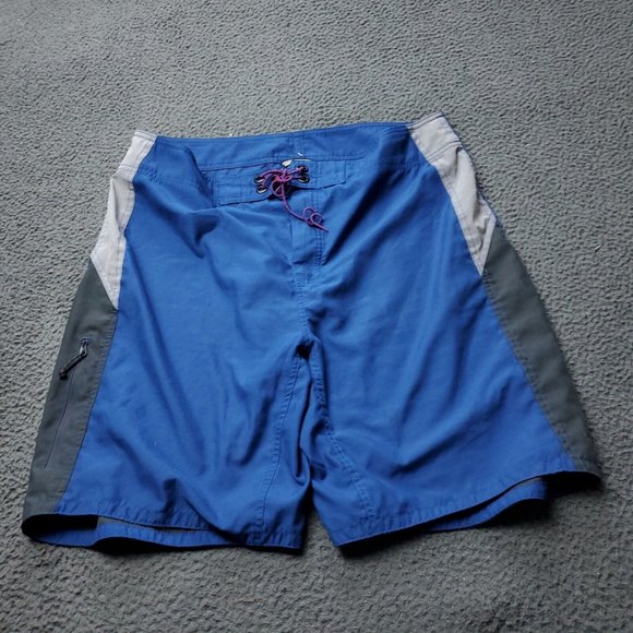 The North Face Swim Board Zip Pocket Shorts Blue Mens 36 x11 - Picture 1 of 10